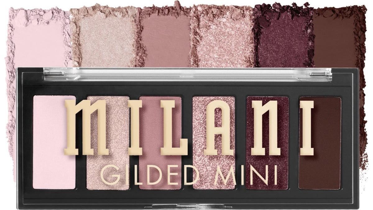 Paleta de sombras Milani (tono 140 the wine Down)