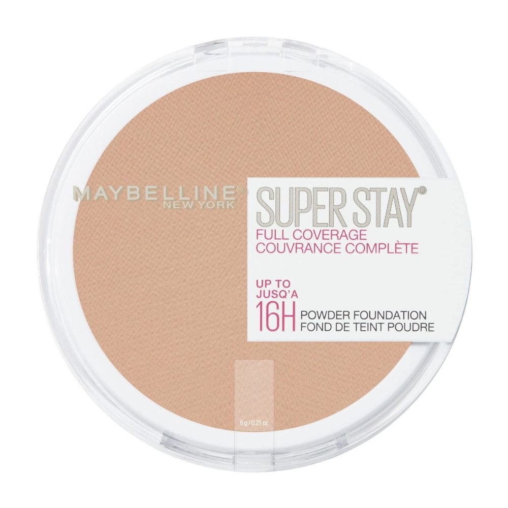 Polvo compacto Superstay Full coverage 16H (tono 110 Porcelain) 6g Maybelline